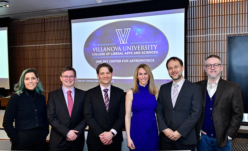 The faculty leadership of Villanova One Sky Center for Astrophysics