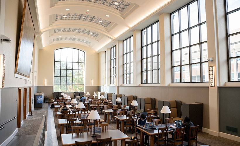Falvey Library Reading Room