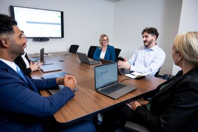 people in a conference room